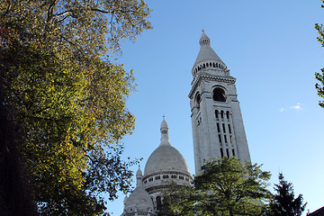 Image showing Basilique of Sacre Coeur, Montmartre, Paris