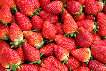 Image showing strawberries background