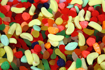 Image showing soft jelly color candies