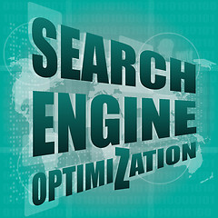 Image showing Search Engine Optimization - SEO Sign in Browser Window