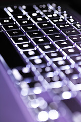 Image showing Lighting Keyboard