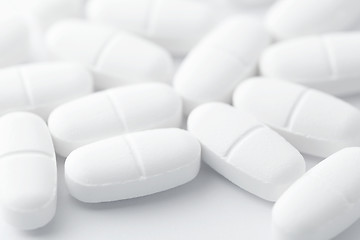 Image showing White pills