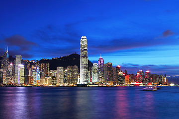 Image showing Victoria Harbor of Hong Kong