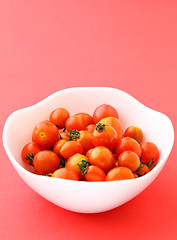 Image showing cherry tomato in the bowl 