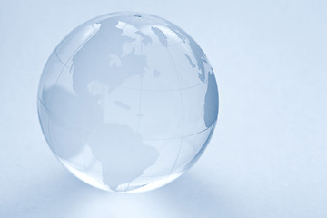 Image showing glass globe ball