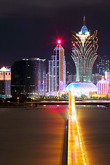 Image showing Macau at night