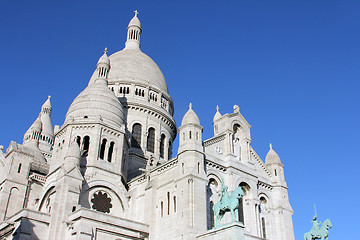 Image showing Basilique of Sacre Coeur, Montmartre, Paris