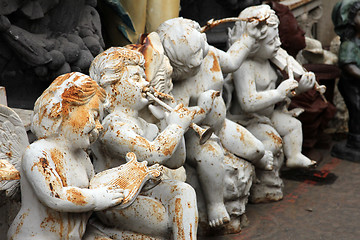 Image showing Angels at the flea market. Paris