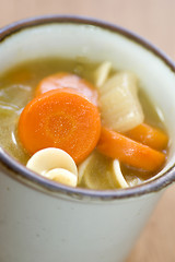 Image showing turkey noodle soup