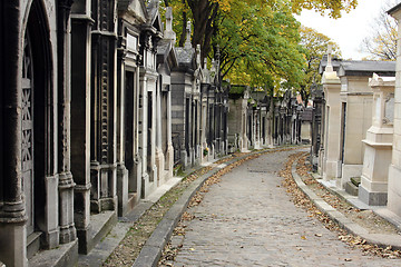 Image showing Pere Lachaise Cemetery Paris