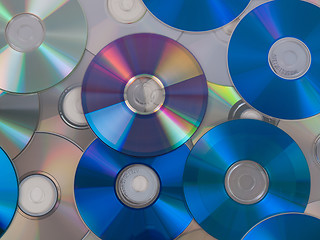 Image showing CD DVD DB Bluray disc