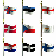 Image showing Flags