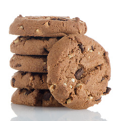 Image showing Homemade chocolate cookies