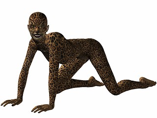 Image showing Wild Jaguar Woman