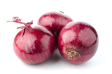 Image showing Red onions