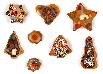 Image showing Christmas gingerbread collection