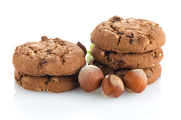 Image showing Homemade chocolate cookies