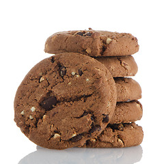 Image showing Chocolate chip cookies