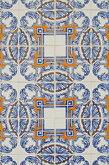 Image showing Old tiles detail 