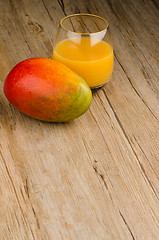 Image showing Fresh mango juice