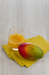 Image showing Fresh mango juice