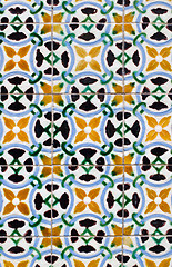 Image showing Vintage spanish tiles