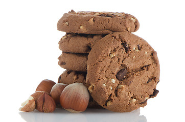 Image showing Homemade chocolate cookies