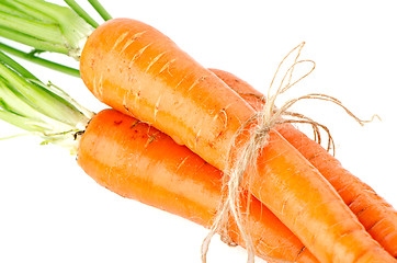 Image showing Fresh carrots