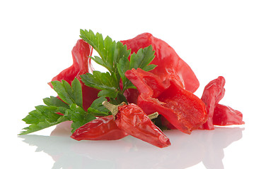 Image showing Red peppers