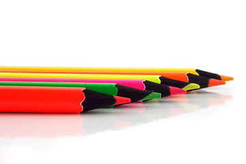 Image showing Neon pencils 1