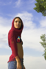 Image showing girl on the beach