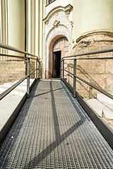 Image showing Accessible path to church