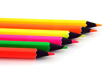 Image showing Neon pencils 2