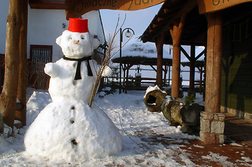 Image showing winter: snowman