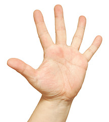 Image showing man's hand