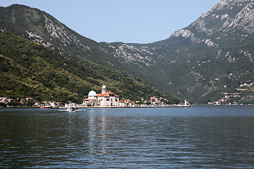 Image showing Church of Our Lady of the Rocks, Perast, Montenegro