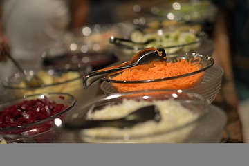 Image showing buffet food