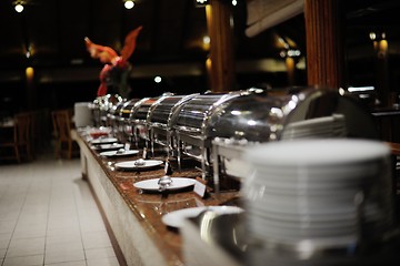 Image showing buffet food