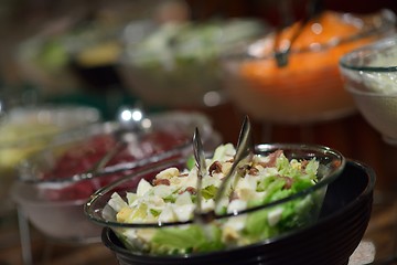 Image showing buffet food