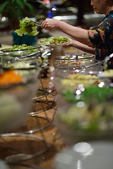 Image showing buffet food