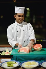 Image showing buffet food