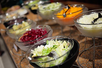 Image showing buffet food