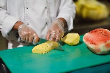 Image showing buffet food