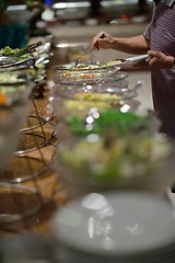 Image showing buffet food