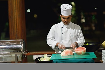 Image showing buffet food