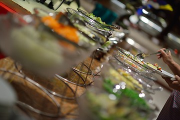 Image showing buffet food