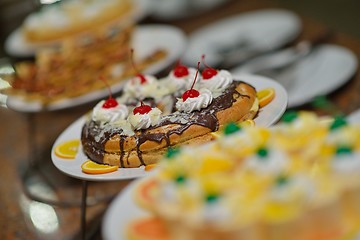 Image showing buffet food