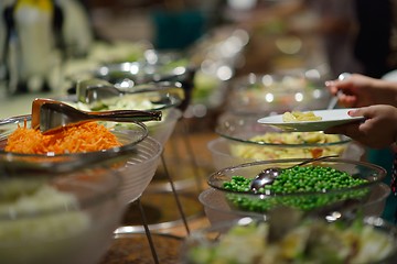 Image showing buffet food