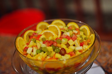 Image showing buffet food