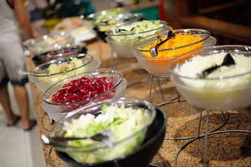 Image showing buffet food